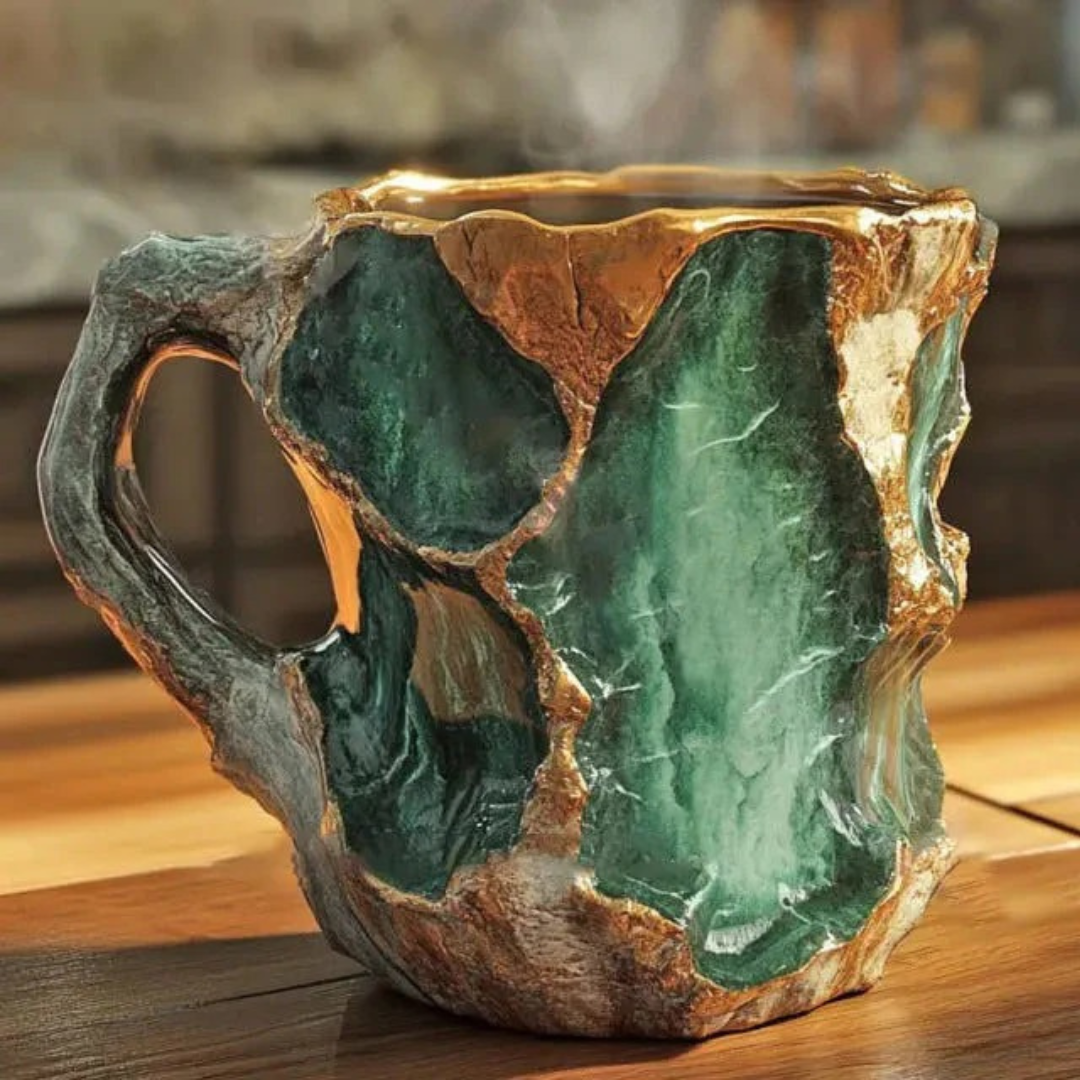 Yeşil Cevher Mineral Kahve Kupası