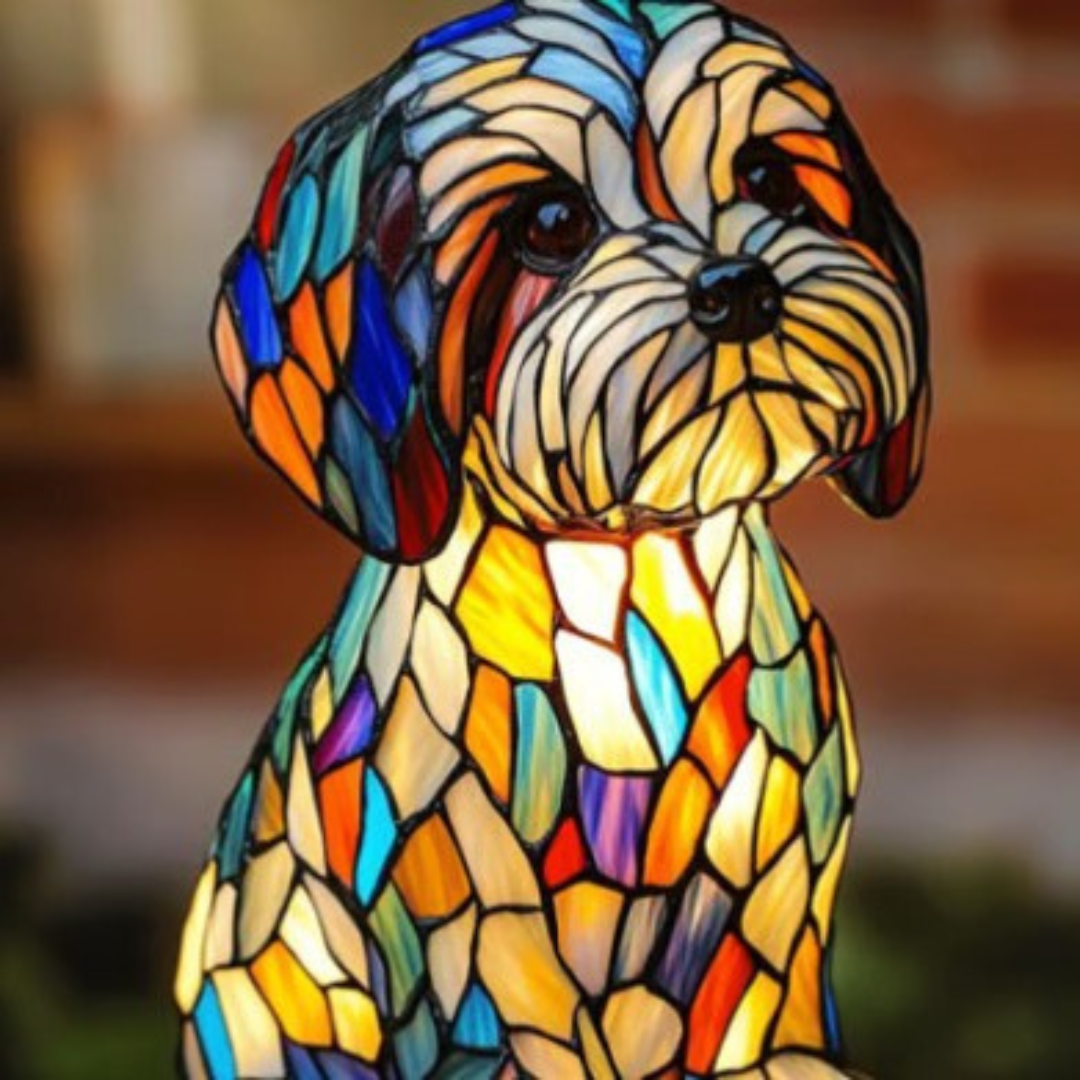 Papouille | Renkli büyülü köpek lambası