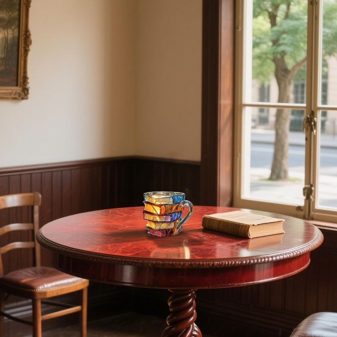 El Yapımı 3D Kitap Kupa - Orijinal