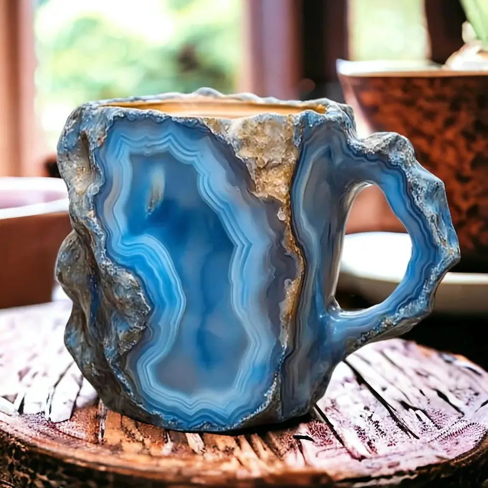 Kristal Mineral Kahve Fincanları